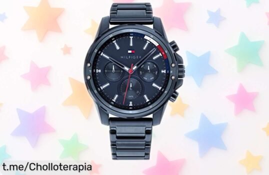 Impresionante reloj Tommy Hilfiger Mason para hombre, diseño resistente ideal para nadar y con precio rebajado ¡No te pierdas este super chollo que se va volando!