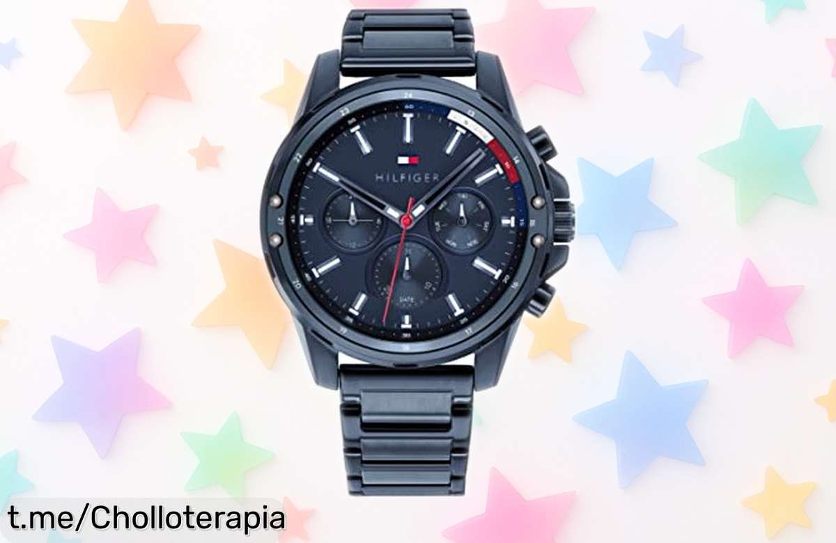 Impresionante reloj Tommy Hilfiger Mason para hombre, diseño resistente ideal para nadar y con precio rebajado ¡No te pierdas este super chollo que se va volando!