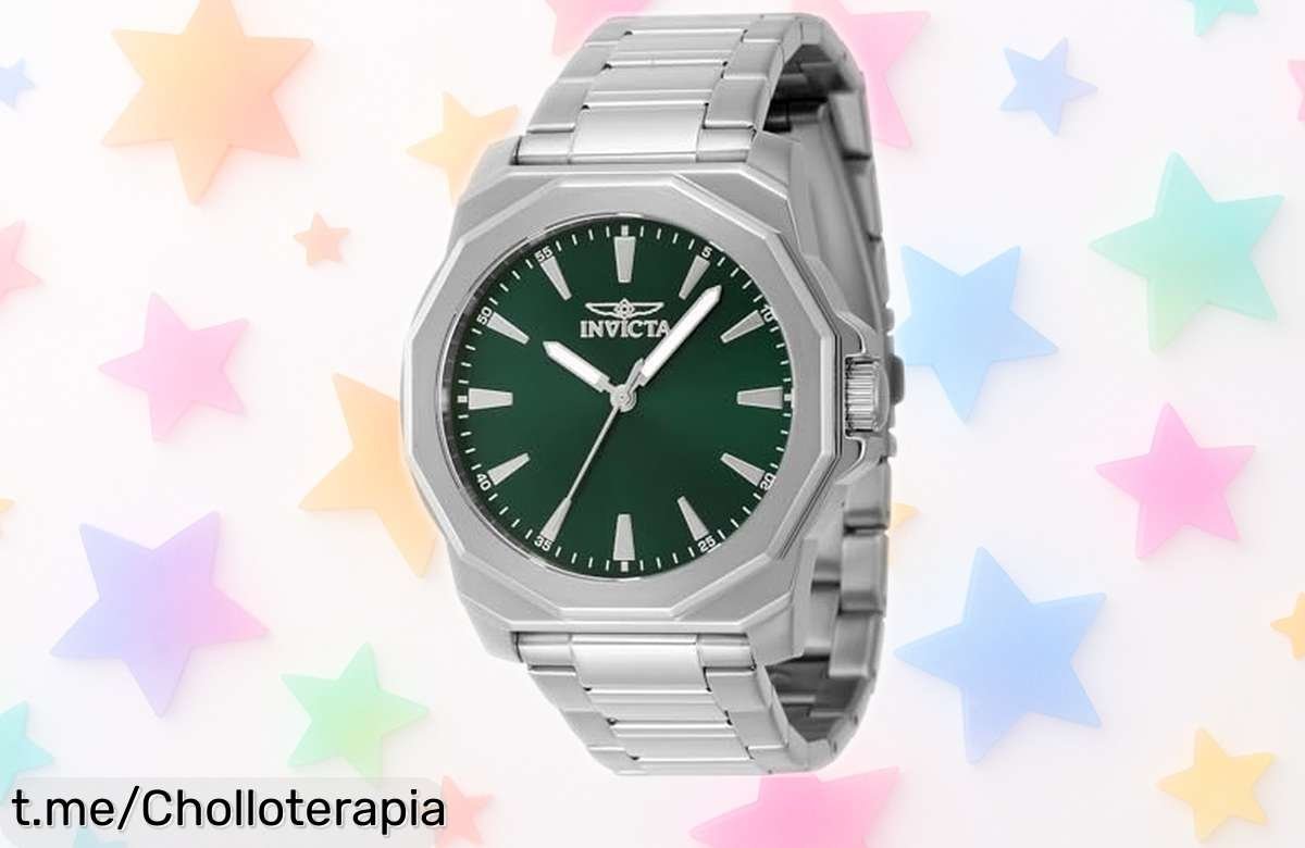 Impresionante reloj de acero inoxidable Invicta Speedway a precio rebajado, ¡aprovéchalo ya y dale un toque único a cada momento!