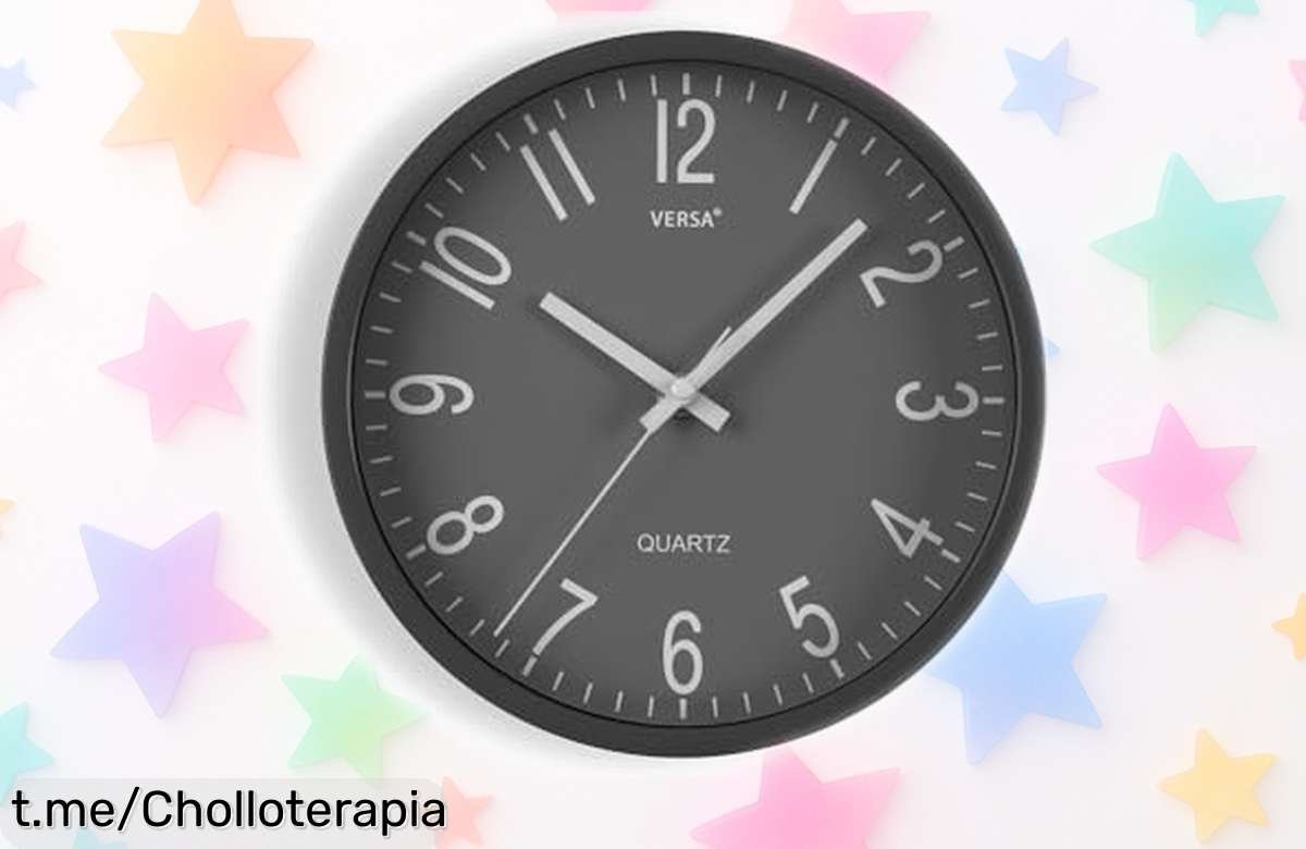 Impresionante reloj de pared vintage y silencioso que transformará tu cocina, ya a precio rebajado por tiempo limitado. ¡No te quedes sin el tuyo, corre antes de que se agoten!