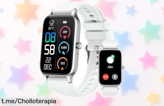 Impresionante reloj inteligente con llamadas Bluetooth 5.3 y monitoreo de salud, ahora a precio rebajado ¡No te quedes sin él antes que se agote!