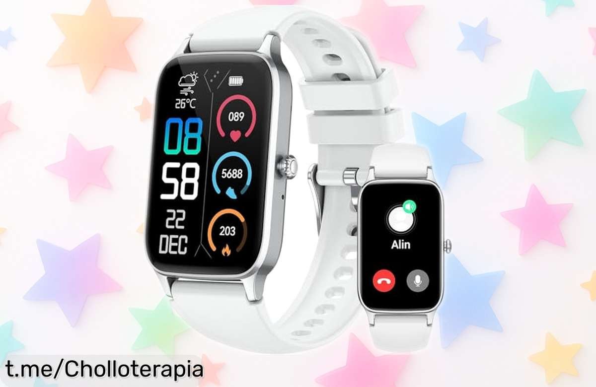 Impresionante reloj inteligente con llamadas Bluetooth 5.3 y monitoreo de salud, ahora a precio rebajado ¡No te quedes sin él antes que se agote!