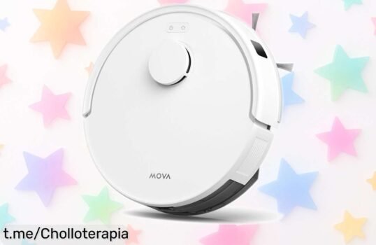 Impresionante robot aspirador Mova E20 2 en 1 con vaciado automático a precio BLACK FRIDAY, ¡no dejes pasar esta locura y disfruta del tiempo libre sin ensuciar!