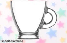 Impresionante set de 6 tazas de cristal Acan a precio rebajado, perfectas para disfrutar momentos únicos con tu café o té. ¡Consíguelas antes que se acaben!