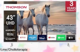 Impresionante televisor 43 pulgadas 4K ultra nítido con Android y Dolby Atmos a precio rebajado que nunca verás de nuevo, ¡corre antes de que se agoten y vive tus momentos!