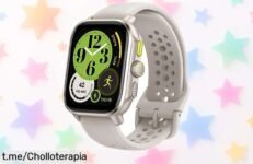 Impulsa tu salud con el ligero reloj inteligente Amazfit Cheetah Square, ahora a precio rebajado para que corras sin límites; ¡no dejes escapar este super chollo y hazlo tuyo ya!