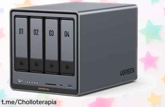 Increíble NAS 4 bahías UGREEN ultra rápido con Intel Pentium, ¡deja tus archivos volar hasta 136 TB a un precio rebajado y aprovecha este super chollo ya mismo!