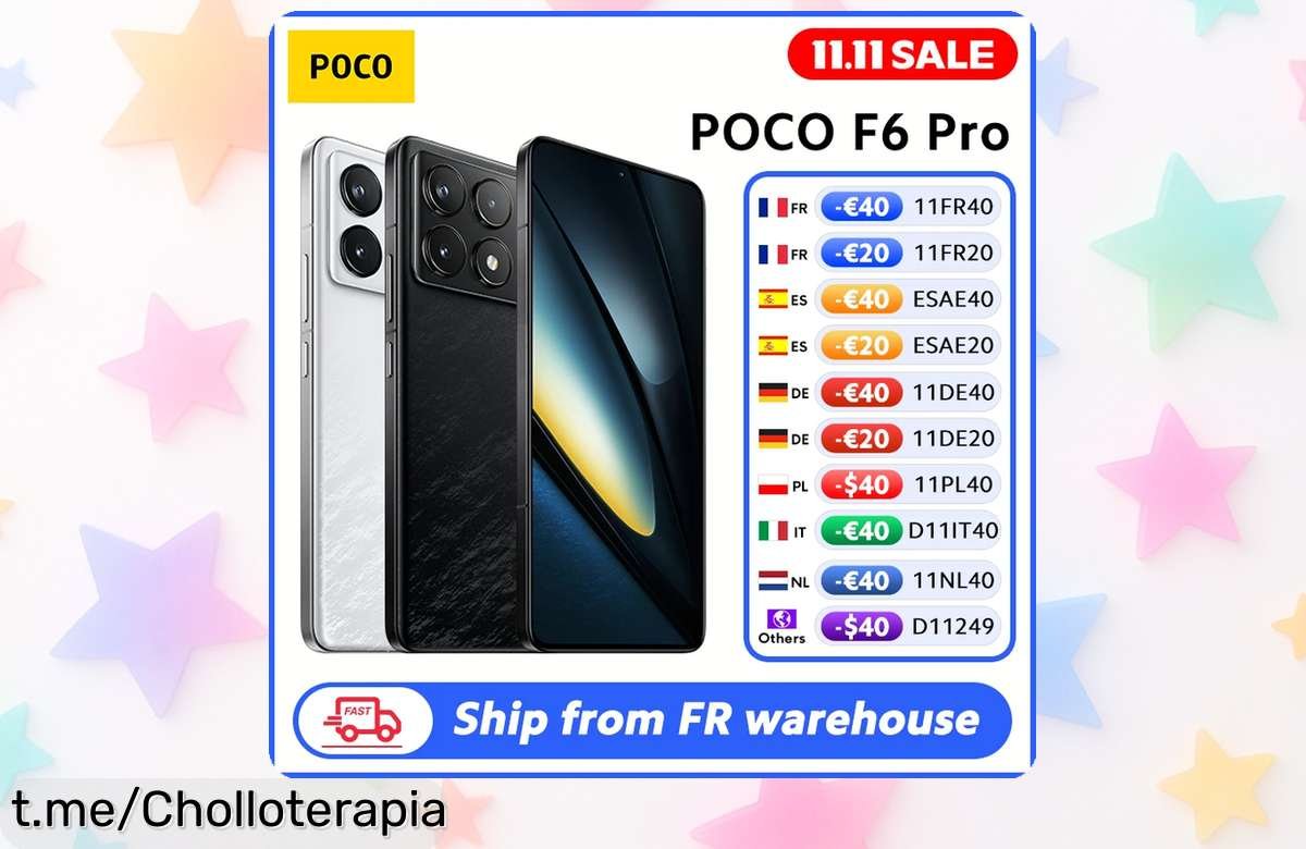 Increíble Smartphone Poco F6 Pro 5G con Snapdragon y pantalla brillante, ¡ofertón a precio loco! Solo quedan unas pocas unidades, no dejes pasar esta oportunidad que te hará sonreír.