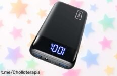 Increíble batería externa INIU Power Bank 20000mAh, carga rápida y rebajada a un precio de locura, ¡no te quedes sin ella y asegura tu energía en cualquier momento!