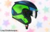 Increíble casco de cara abierta CGM 136G Galaxy azul verde neón mate XXL a un precio rebajado que solo se ve una vez; ¡protege tu viaje y siente la libertad en cada ruta!