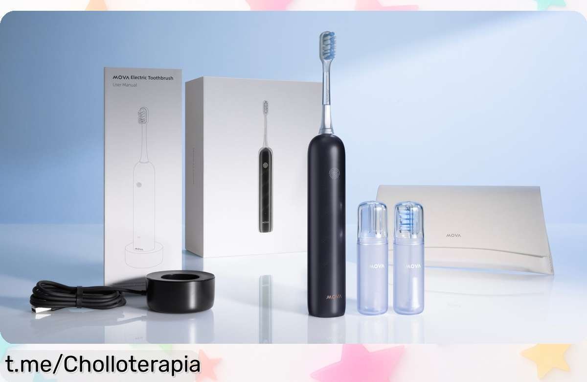 Increíble cepillo eléctrico Mova Fresh con cabezal 3 en 1 y sensor de presión, ahora a precio loco para que luzcas una sonrisa radiante sin preocupaciones. ¡No te quedes sin él!