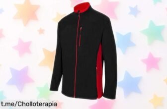 Increíble chaqueta polar bicolor Velilla 201504 con cinco bolsillos prácticos, ahora a un precio de ganga que volará. ¡Lleva estilo y funcionalidad ya!