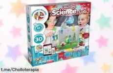 Increíble kit de ciencias con 12 experimentos y fósiles de dinosaurio, oferta rebajada por tiempo limitado para hacer brillar la curiosidad en tus peques ¡Aprender nunca fue tan divertido!