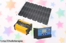 Increíble kit inversor solar Baok con controlador 30 A y pantalla LCD ahora a precio rebajado, ¡aprovecha este super chollo antes de que se acabe y potencia tu vida ya!