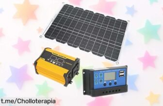 Increíble kit inversor solar Baok con controlador 30 A y pantalla LCD ahora a precio rebajado, ¡aprovecha este super chollo antes de que se acabe y potencia tu vida ya!