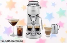 Increíble máquina de café De'Longhi Dedica Duo EC890.WI con 15 bares y pantalla táctil: precio rebajado, ¡disfruta de tu espresso al instante antes que se agote!