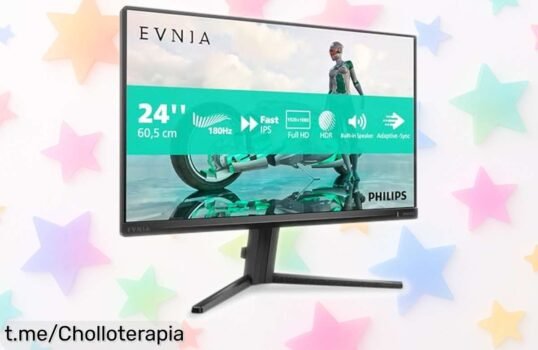 Increíble monitor Philips 24” 180Hz Fast IPS con velocidad de 0,5 ms y HDR10 a precio rebajado ¡No te quedes sin el tuyo, disfruta cada segundo ahora!