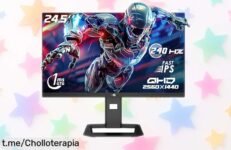 Increíble monitor gaming Titan Army 240Hz QHD, colores vibrantes y velocidad bestial; agarra este super chollo ya antes de que desaparezca y vive la acción como nunca.