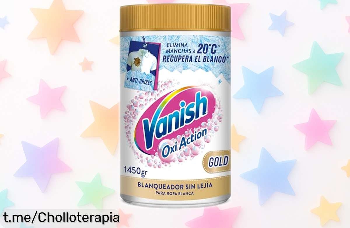 Increíble quitamanchas Vanish Oxi Advance en polvo a precio loco: elimina manchas desde el primer lavado y rescata el blanco original ¡No te pierdas esta oferta limitada!