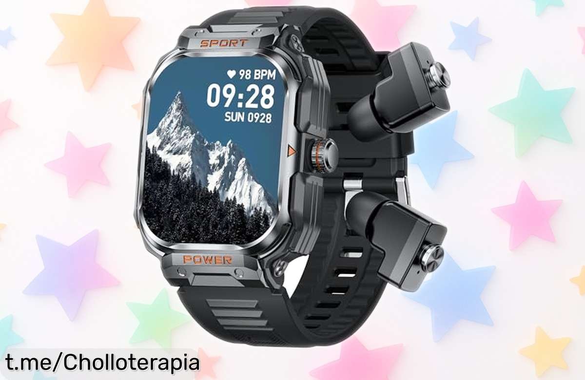 Increíble reloj inteligente con auriculares invisibles y Bluetooth, batería duradera y más de 100 modos de salud; ¡rebaja que no puedes dejar escapar, llévatelo ya antes de que se acabe!