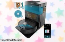 Increíble robot aspirador y friegasuelos Cecotec con mapeo láser a un precio rebajado que no te puedes perder, ¡dile adiós al polvo y da la bienvenida a la limpieza total!