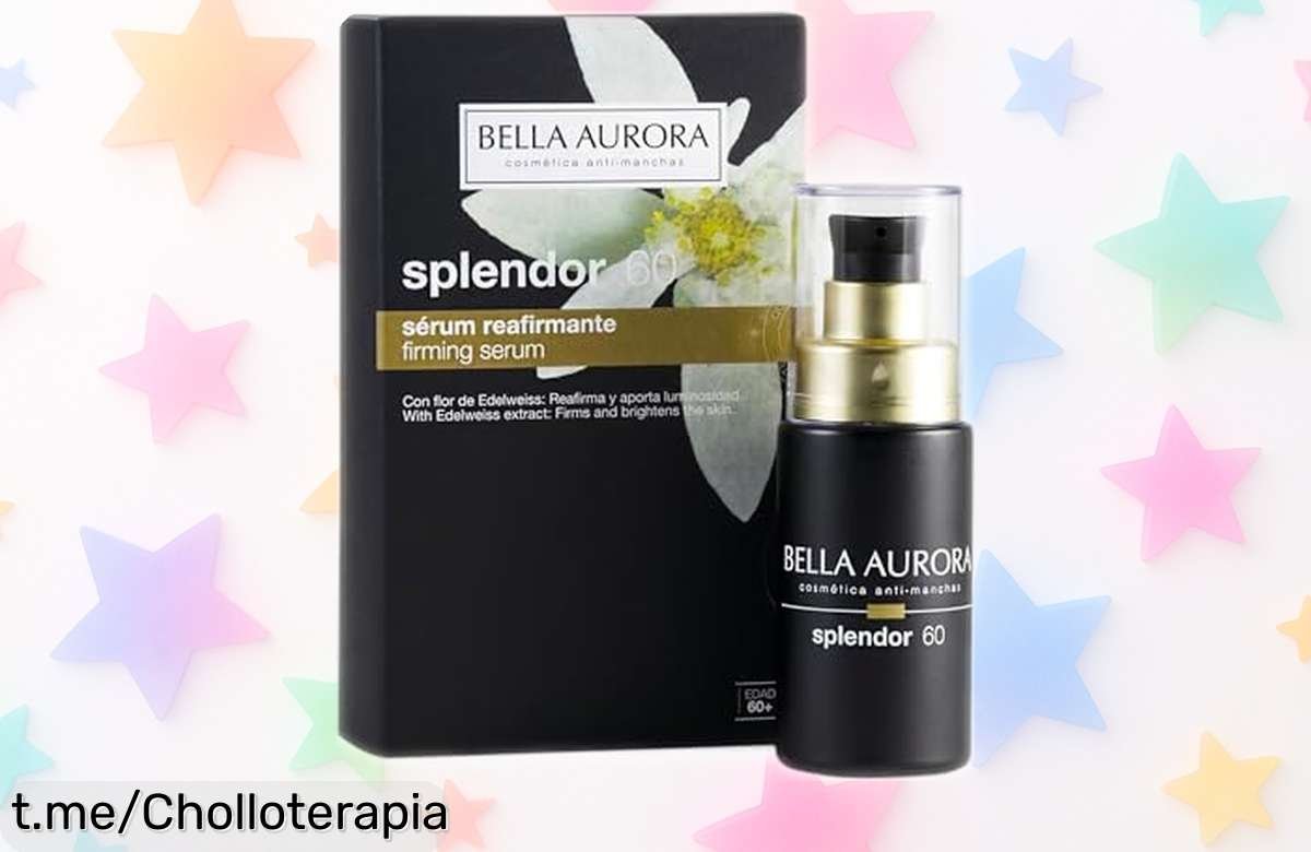 Increíble sérum hidratante y reafirmante Bella Aurora, ¡rebajado a un precio que no se repite! Presume de piel radiante y mirada juvenil antes de que volar!