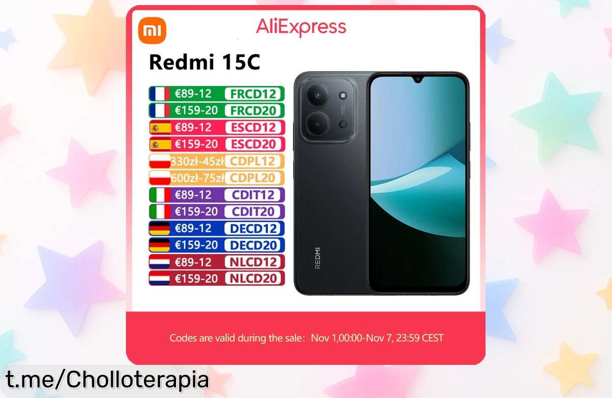 Increíble smartphone Xiaomi Redmi 15C con pantalla gigante y cámara de 50MP, ahora a precio loco; ¡no te quedes sin el tuyo antes de que desaparezcan!