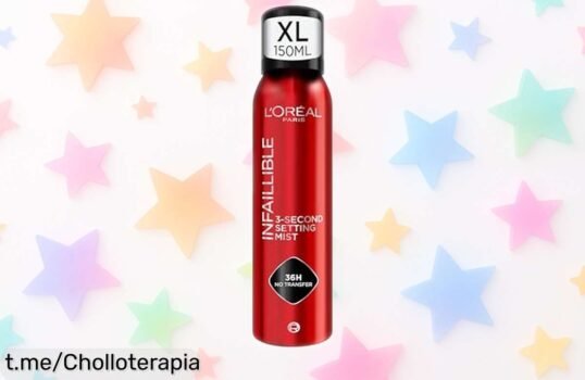 Increíble spray fijador de maquillaje Infaillible XL L’Oréal Paris, ahora rebajado para que brilles todo el día ¡No te quedes sin él y siente esa confianza deslumbrante!