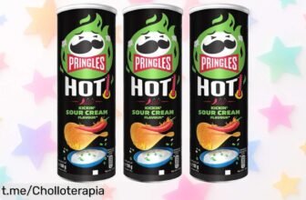 Increíbles Patatas Pringles Hot Kicking Sour Cream 160g: Lleva 3 a precio de 2 y explota de sabor en tu boca, ¡mejor junto a los que más quieres! ¡No te quedes sin las tuyas!