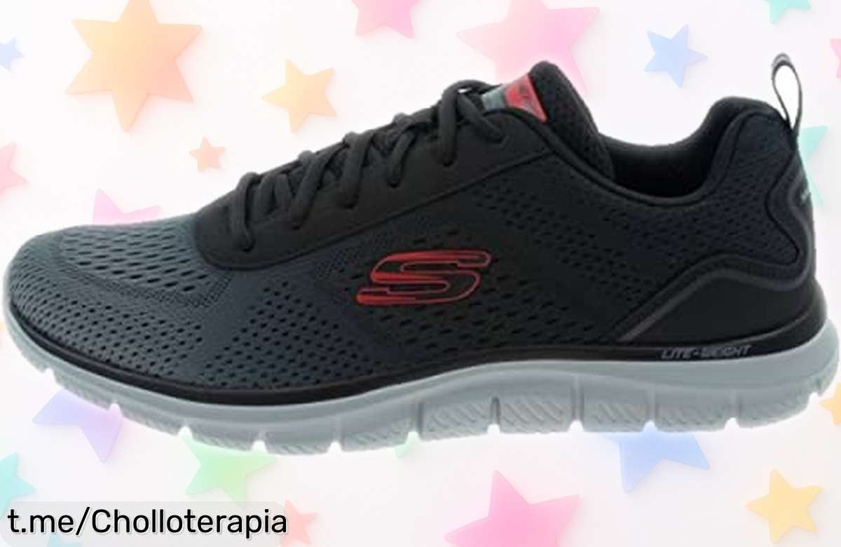Increíbles zapatillas Skechers 232399 BKCC para hombre a precio brutal, tacto seguro y solo unas pocas unidades. ¡No dejes pasar la oportunidad de romper tus límites ya!