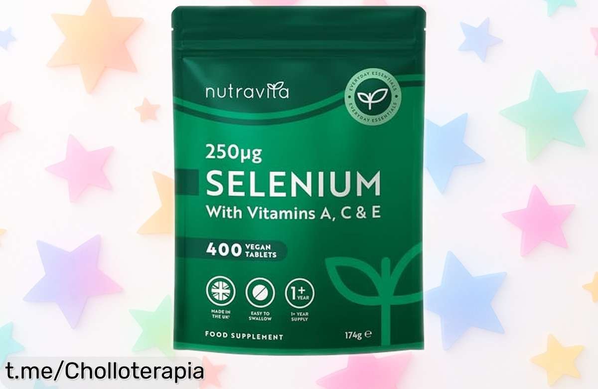 Inmunizante Selenio 250µg con vitaminas A, C y E: ¡cuida tu salud mientras luces espectacular! Aprovecha este rebajón de precio antes que se agote.