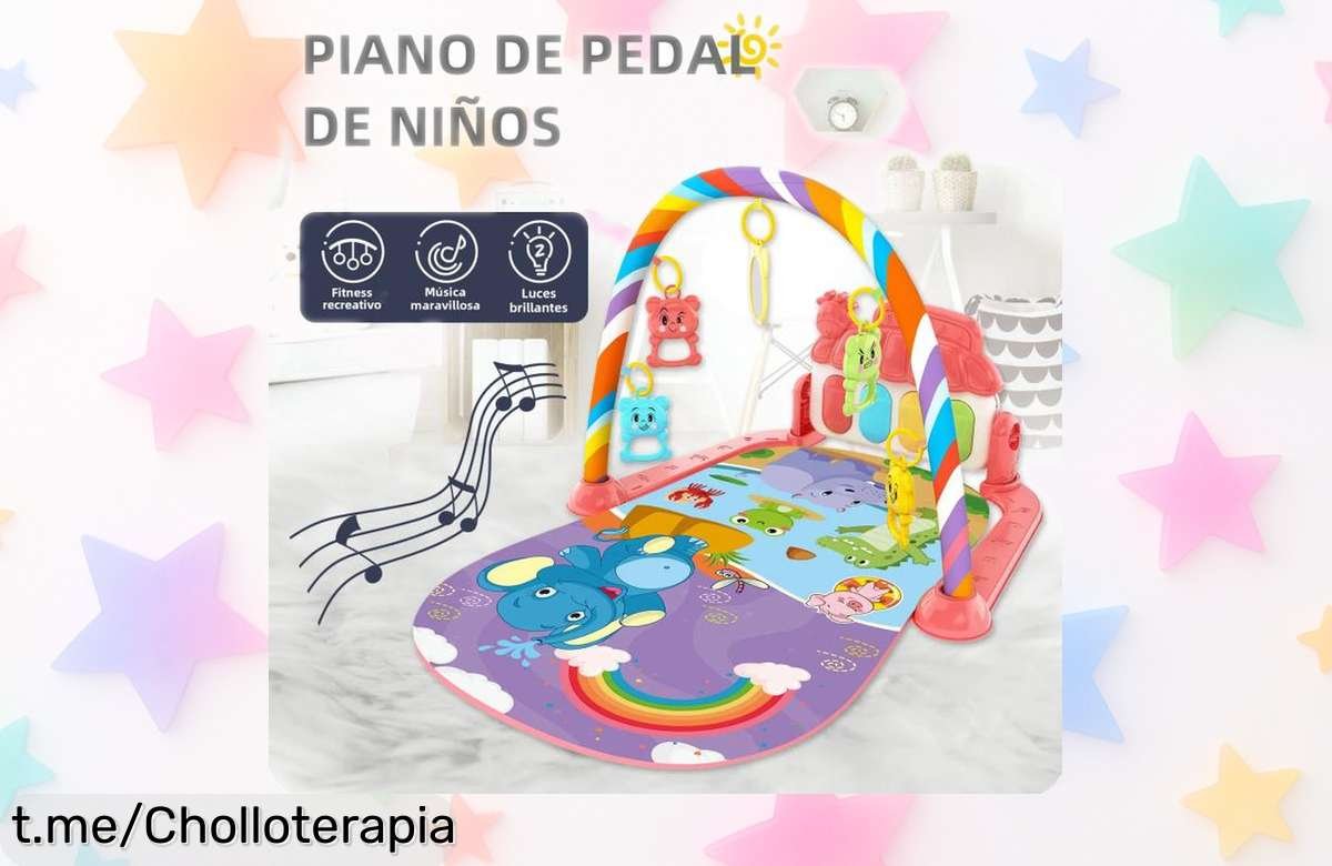 Innovador teclado de pedal para bebés que enseña y divierte, ahora a un precio rebajado ¡No dejes pasar la oportunidad de regalar risas inolvidables!