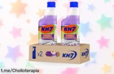 Insecticida KH7 con aroma a lavanda, pack doble para una defensa irresistible. Aprovecha este ofertón y protege tu hogar hoy mismo antes de que se agoten ¡no te quedes sin el tuyo!
