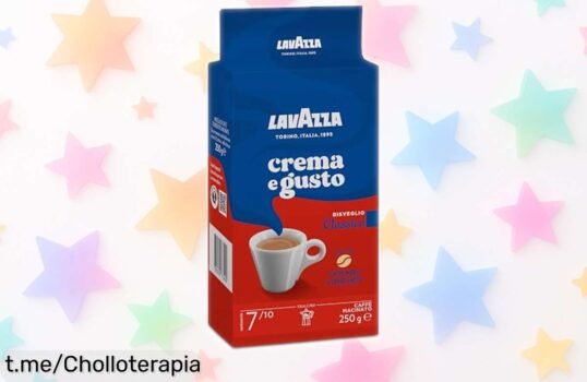 Intenso y cremoso café molido Lavazza Crema e Gusto a precio rebajado, ¡no dejes pasar este super chollo y disfruta cada sorbo lleno de placer ya!