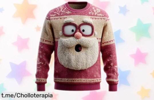 Jersey navideño Sunnyuk de invierno, ofertón inigualable con descuento brutal para lucirte estas fiestas: ¡aprovéchalo antes de que se acabe y celebra con estilo a precio de ganga!