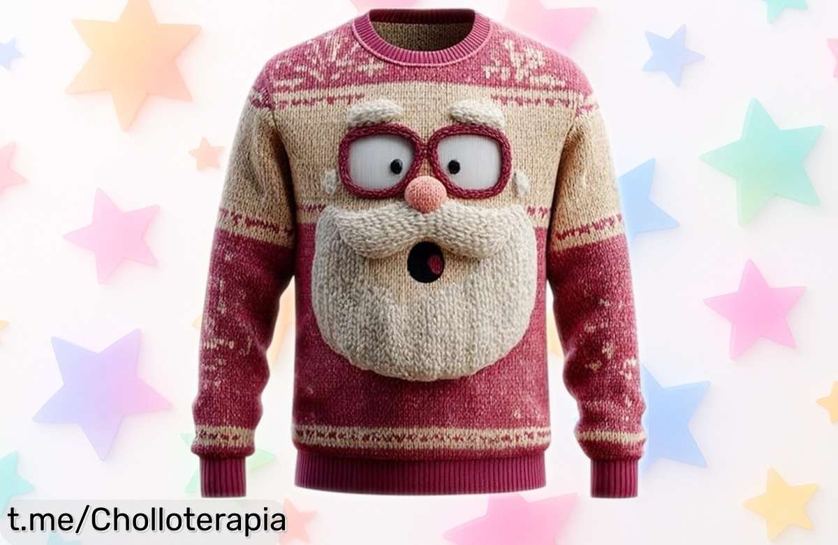 Jersey navideño Sunnyuk de invierno, ofertón inigualable con descuento brutal para lucirte estas fiestas: ¡aprovéchalo antes de que se acabe y celebra con estilo a precio de ganga!