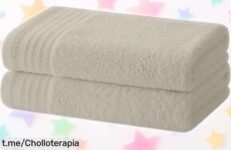 Juego de 2 toallas de bidé Degrees Home en 7 colores, rebajadas a un precio loco ¡Corre que vuelan y disfruta la alegría de tener calidad en tu baño sin gastar mucho!