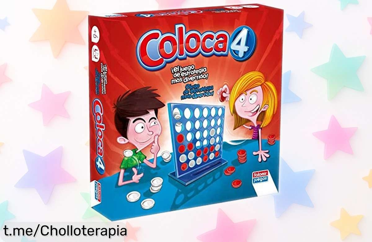 Juego de mesa coloca 4 Falomir a precio rebajado, un super chollo para que toda la familia se divierta mientras entrena la mente. ¡Corre, que vuelan las unidades!
