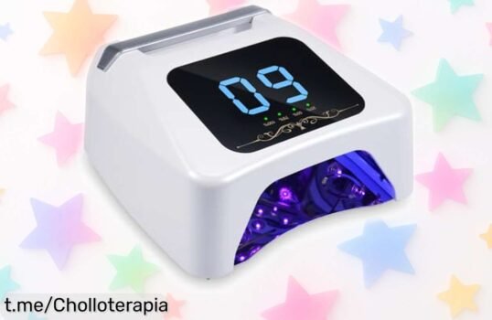 Lámpara UV LED Layhou de 72 W a precio loco: seca tus uñas en un instante y alucina con el resultado, ¡aprovéchala antes de que se agote!