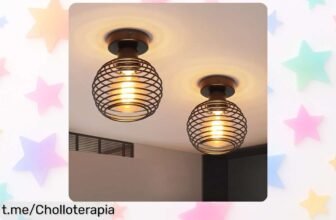 Lámpara vintage estilo industrial que transformará tu hogar con su encanto retro, aprovecha esta oferta limitada y hazla tuya ¡Antes de que desaparezca!