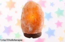 Lámparas de sal del Himalaya Plushome en versiones multicolor a precio loco, ¡llena tu hogar de calma y buena vibra antes que se acaben!