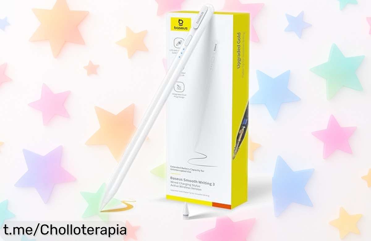 Lápiz para iPad Baseus con 32 funciones y carga rápida a un precio rebajado; ¡aprovecha este super chollo y desata tu creatividad antes de que se agote!