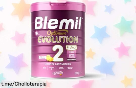 Leche de continuación Blemil 2 con proteína A2 y 5 HMOs a precio rebajado, ¡ofertón irresistible para cuidar a tu bebé con todo el cariño que se merece!