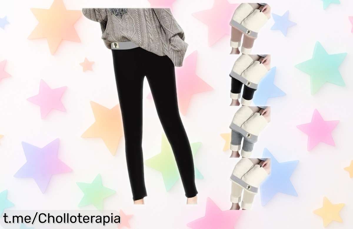 Leggins térmicos de control para mujer a un precio loco, ¡descuento brutal del 50%! No te quedes sin tus leggings que vuelan rápido y mantienen tu figura perfecta.