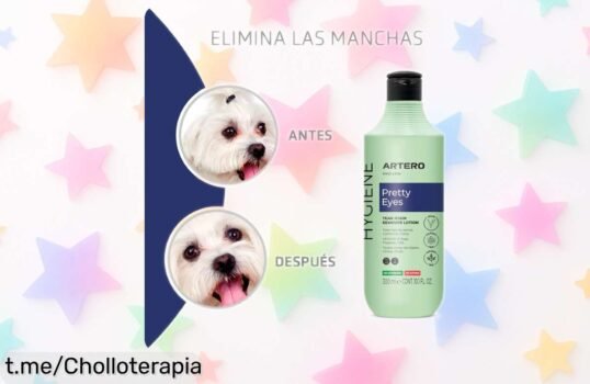 Limpia las manchas de tu perro o gato con el limpiador Artero Pretty Eyes, ¡oferta rebajada para que luzca impecable antes de que se agote!