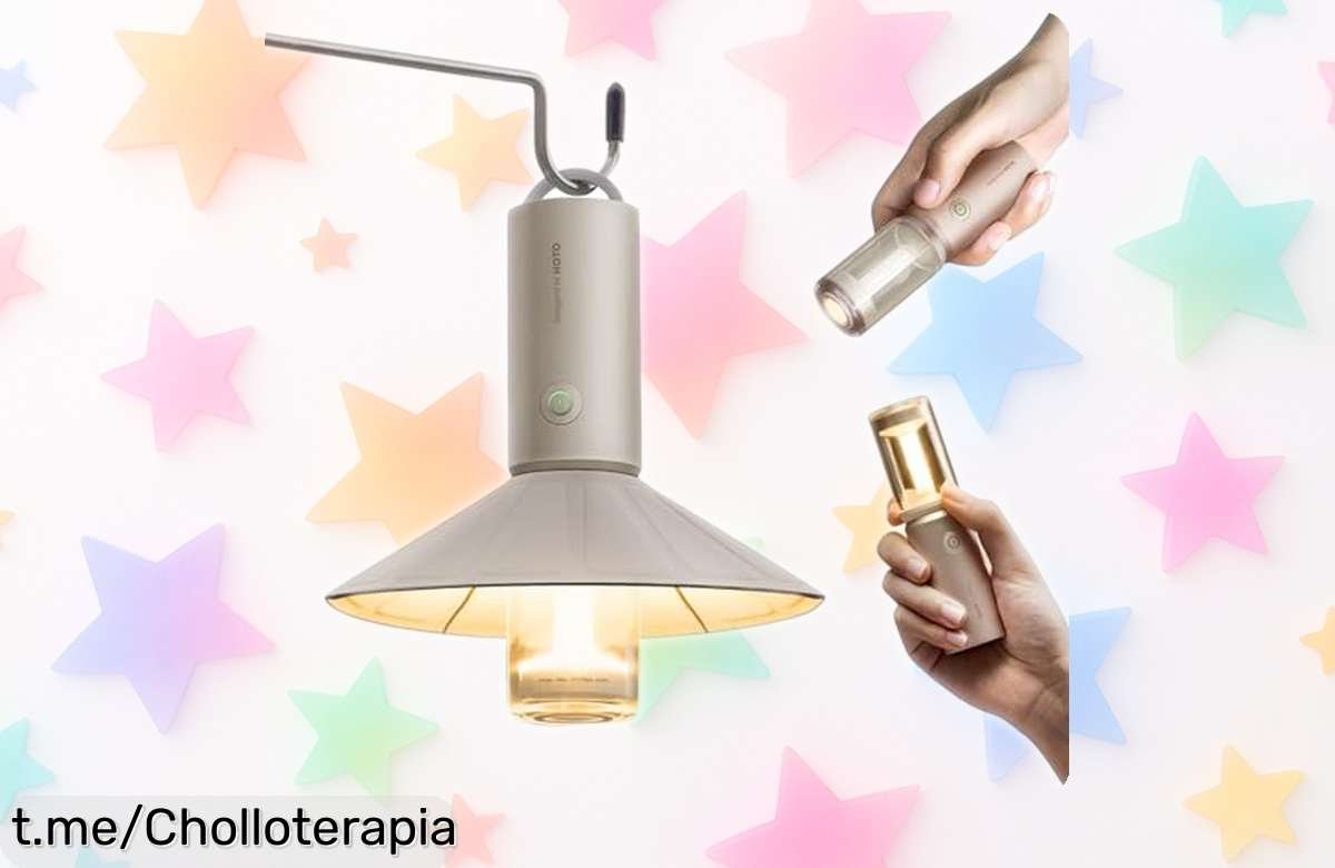 Linterna de camping HOTO con recarga USBC y 50h de luz potente, super chollo que ilumina tus aventuras. ¡Aprovecha antes que se acabe!