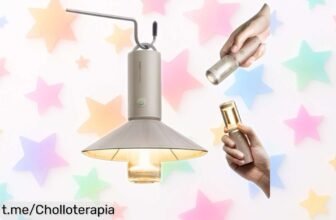 Linterna de camping recargable USBC con pantalla desmontable, 180 lúmenes y hasta 50h de duración: ¡chollo increíble que vuela, asegúrate tuya ahora mismo!