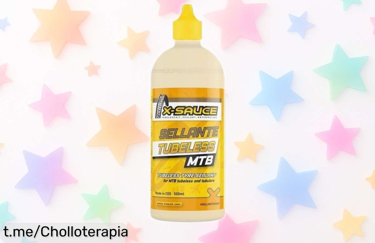 Liquido sellante antipinchazos tubeless X-Sauce 500ml en oferta limitada, ¡no pierdas la oportunidad de proteger tus ruedas al mejor precio y seguir tu aventura sin miedo!