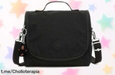 Lonchera Kipling New Kichirou grande, súper resistente y 100 % impermeable: ¡ofertón que no te querrás perder para hacer tu día más fácil!