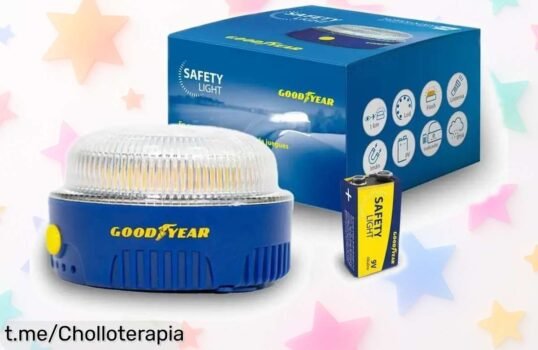 Luz de emergencia Goodyear Safety Light: Chollo con precio rebajado que asegura tu viaje y te brinda tranquilidad al instante, ¡no te lo pierdas!